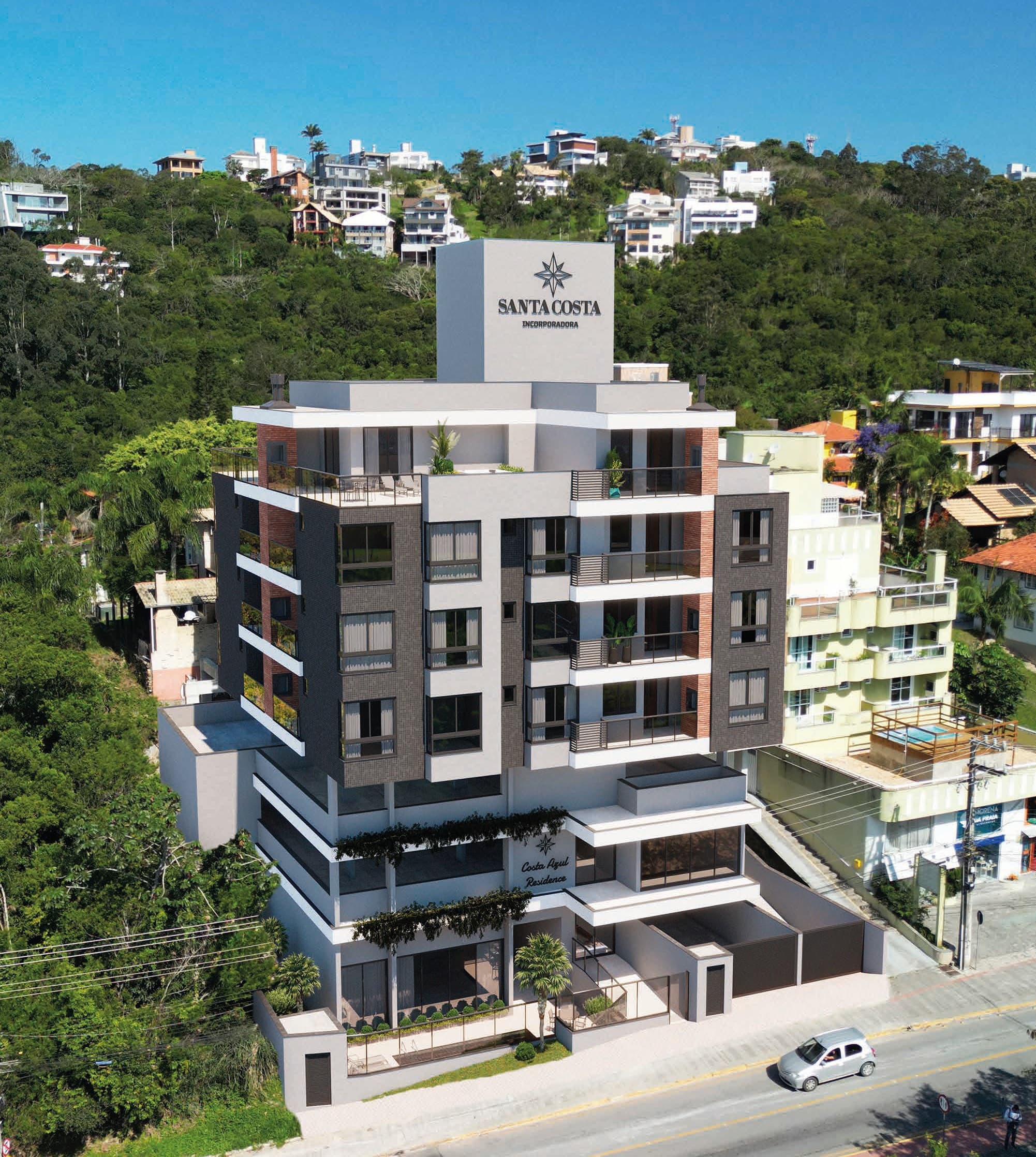 Fachada do Costa Azul Residence